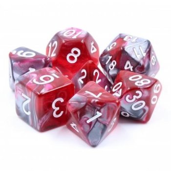 Lot de 7 des en boîte – Dragon’s Blood