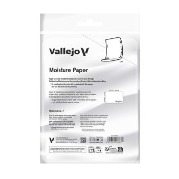 Papier retenteur d’humidite x30 VALLEJO
