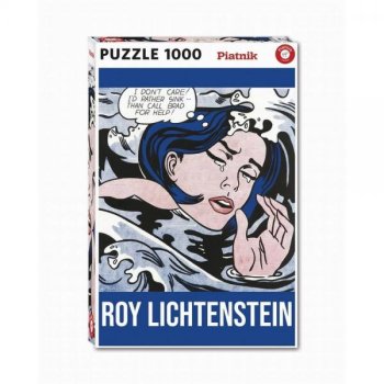 1000P DROWNING GIRL LICHTENSTEIN