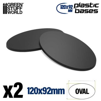 Socles Plastiques Ovale 120x92mm